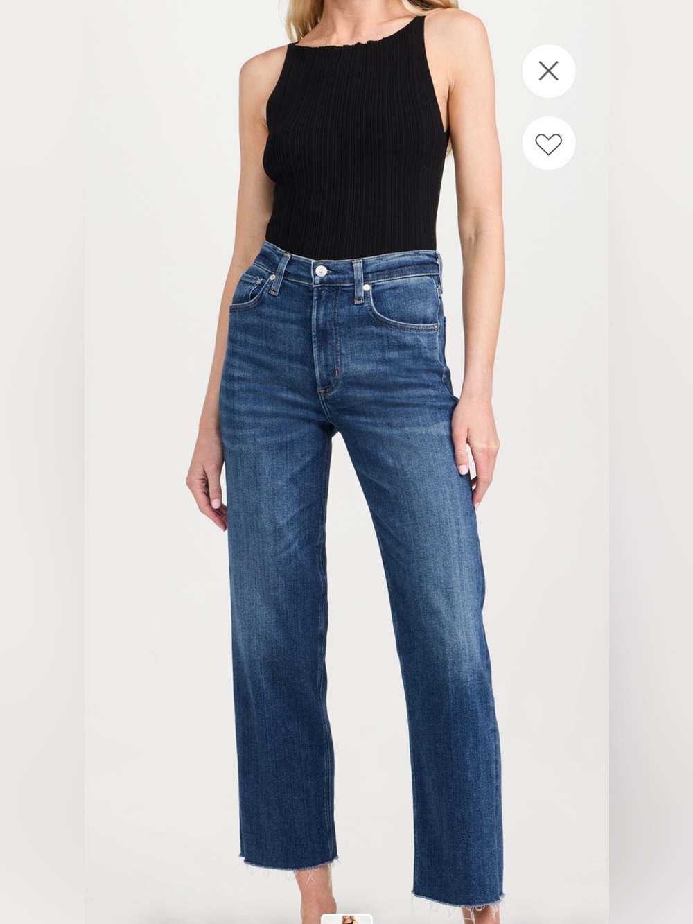 Citizens of humanity Palma high waist straight leg jean
